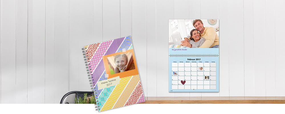 Terminkalender 2018 mit eigenen Fotos gestalten  dm Foto-Paradies