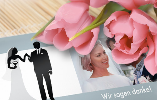 Dankeskarten für jeden Anlass online gestalten dm Foto